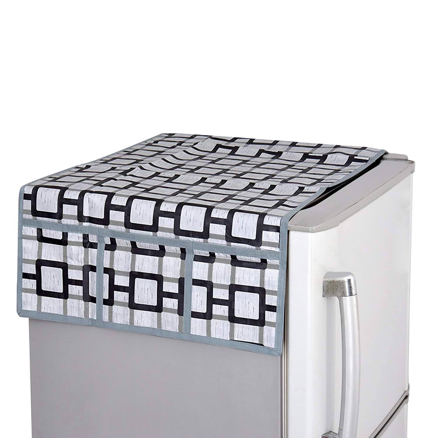 Revexo - Polyester Multicolor Fridge Top Cover ( Pack of 1 ) Revexo - Polyester Multicolor Fridge Top Cover ( Pack of 1 )