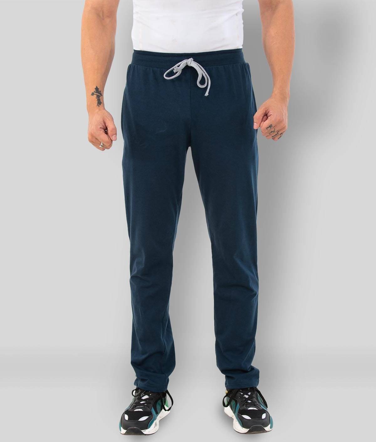     			SKYBEN - Teal Cotton Blend Men's Trackpants ( Pack of 1 )