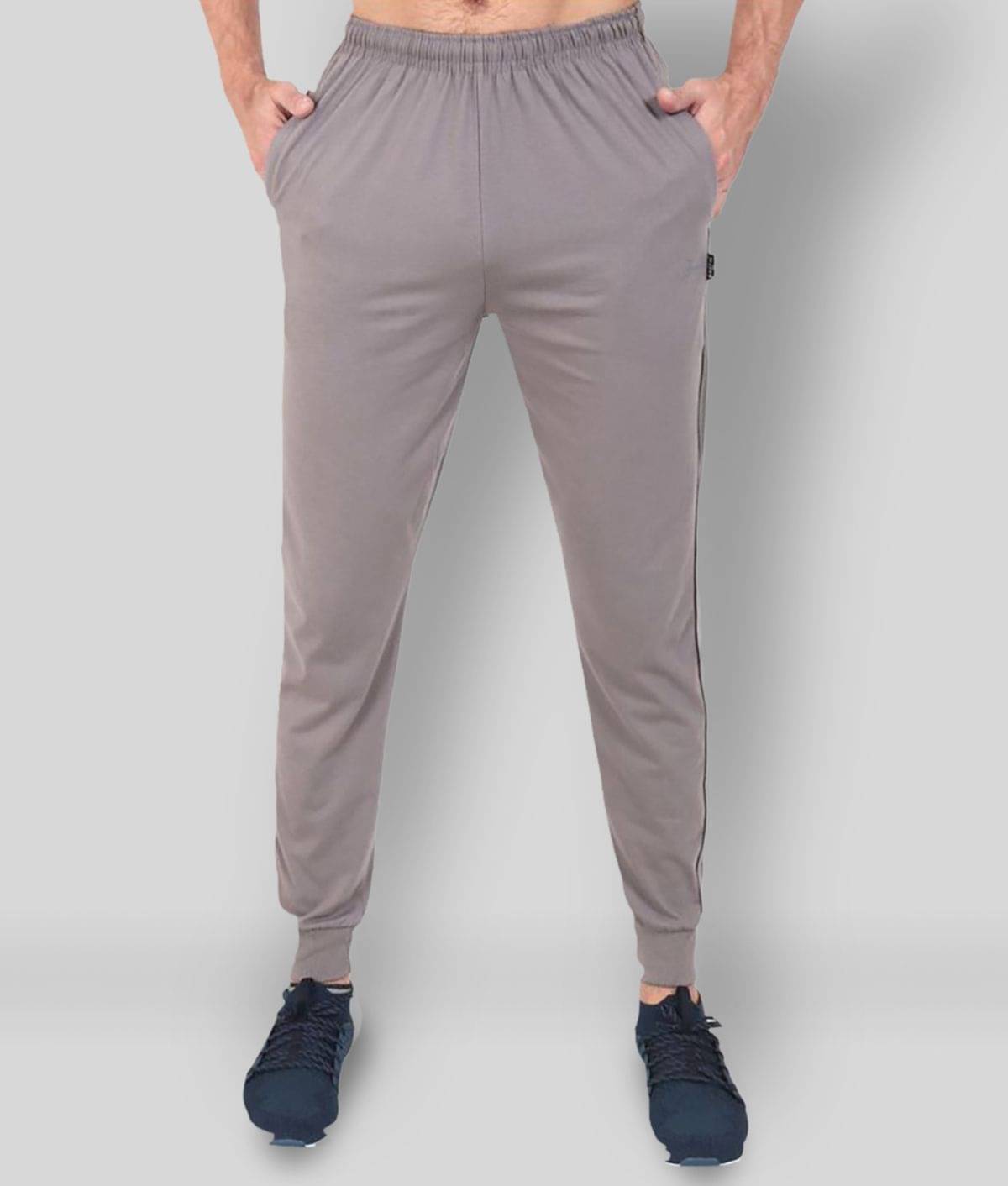 Zeffit - Brown Cotton Blend Men's Trackpants ( Pack of 2 ) Zeffit - Brown Cotton Blend Men's Trackpants ( Pack of 2 )