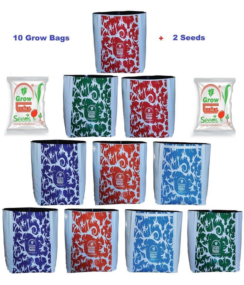     			10 Bags -UV protected vegetable poly grow bags |Garden\Terrus Grow bags