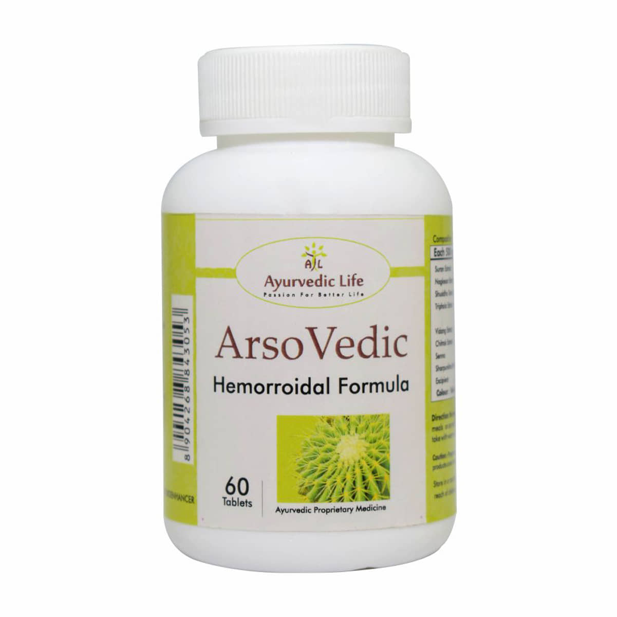 Ayurvedic Life Arsovedic Tablet 60 No.S Pack of 1