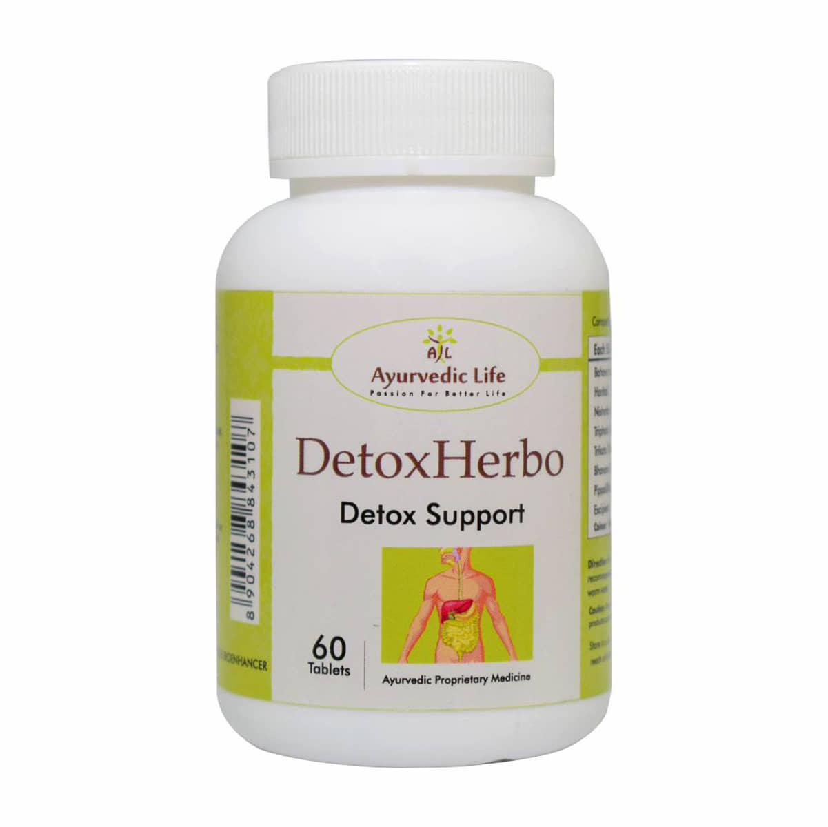 Ayurvedic Life Detox Herbo Tablet 60 No.S Pack of 1