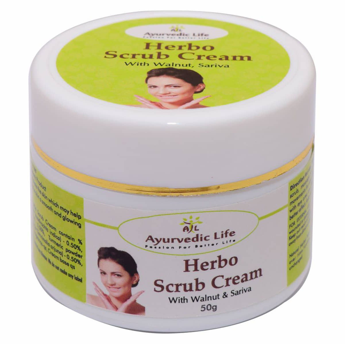 Ayurvedic Life Herbo Scrub Cream Paste 50 Gm Pack of 1