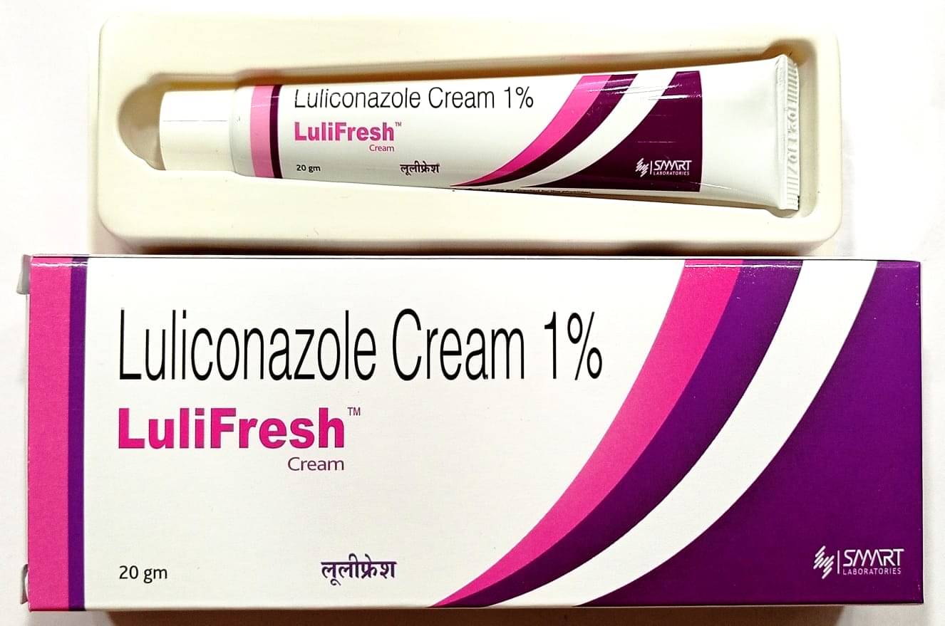     			LULIFRESH LULICONAZOLE CREAM 20 GM ( PACK OF 3) Day Cream 20 gm Pack of 3