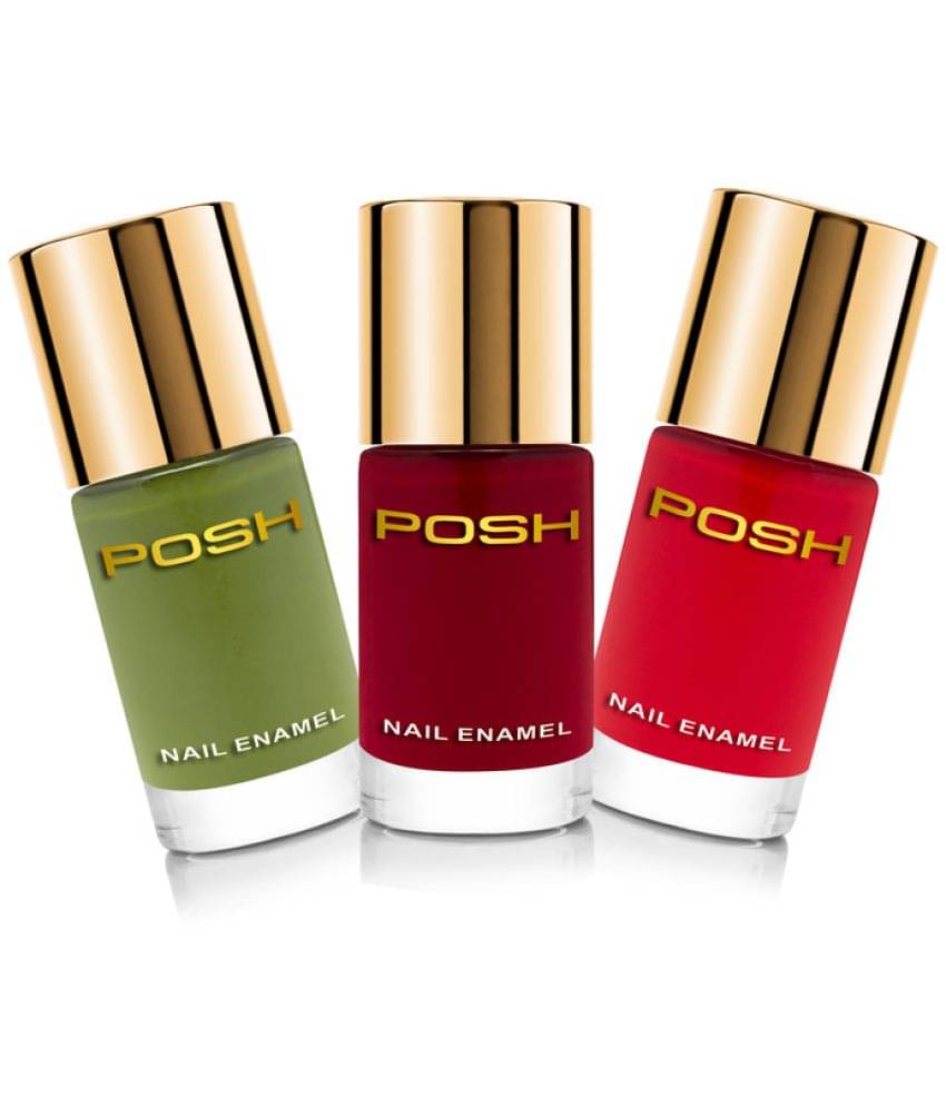     			Posh Nail Polish Grape Glossy Pack of 3 200 mL