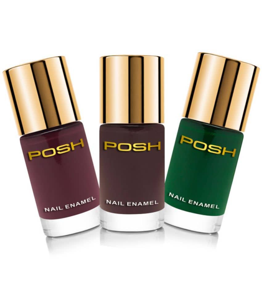 Posh - Grape Glossy Nail Polish ( Pack of 2 )