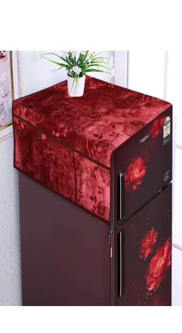     			Revexo - Polyester Multicolor Fridge Top Cover ( Pack of 1 )