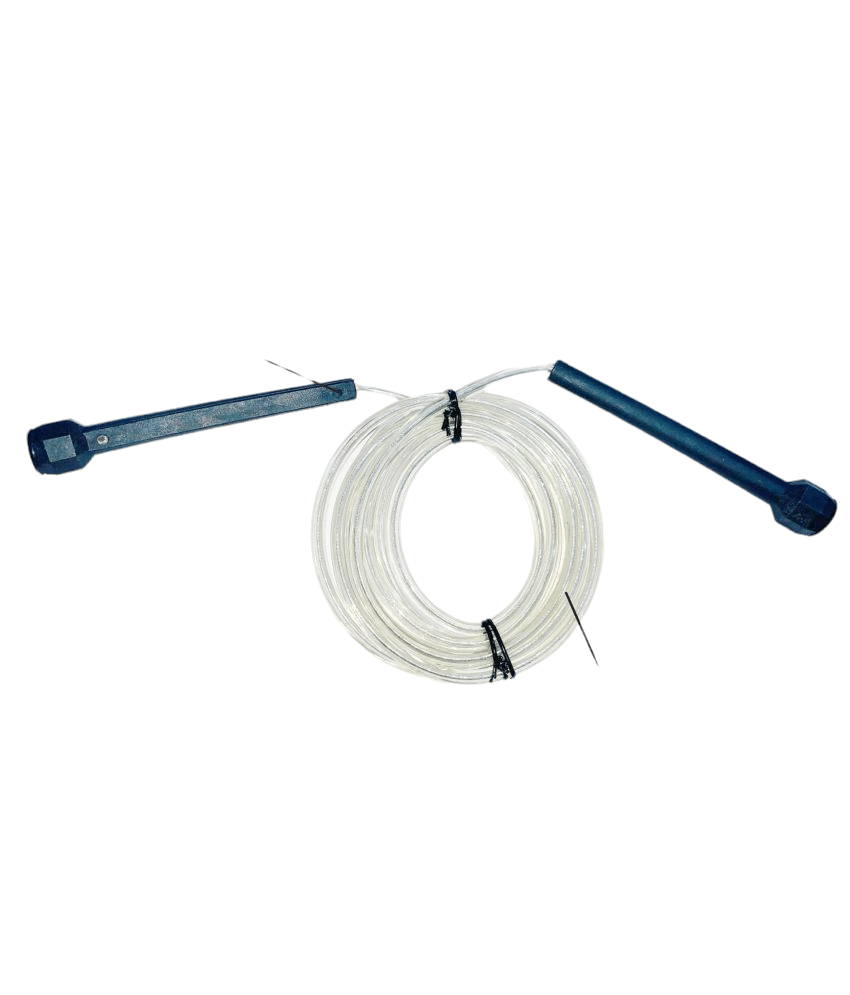 Steel Wire Insulated Gym Fitness Skipping Rope with Sleek Penta Pencil Handle Gym Steel Wire Insulated Gym Fitness Skipping Rope with Sleek Penta Pencil Handle Gym