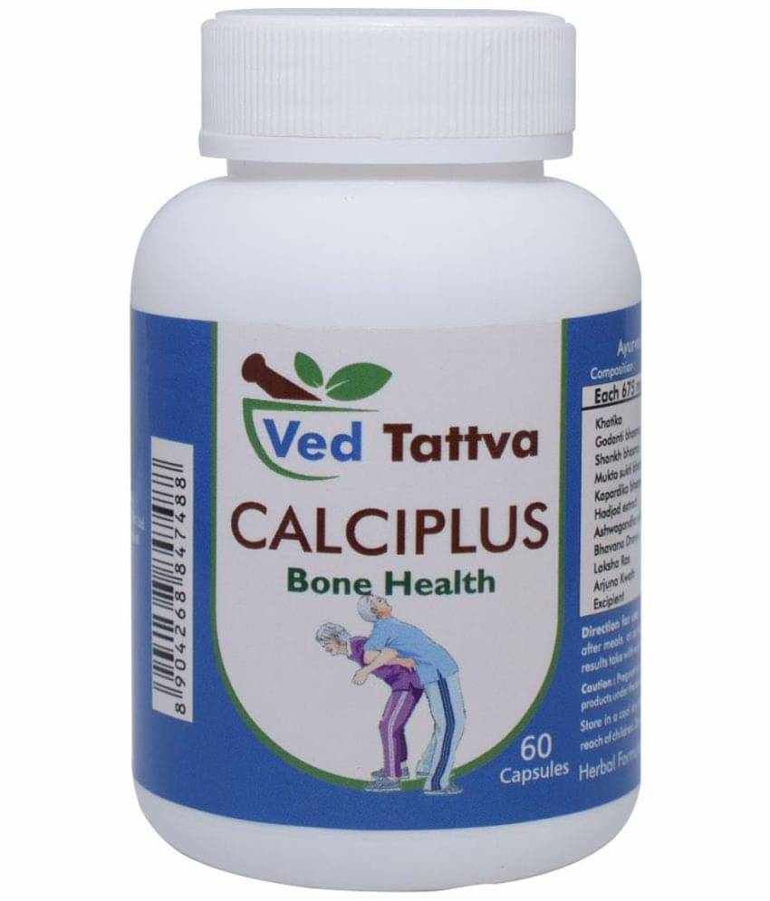 Ved Tattva Calci Plus Capsule 60 No.S Pack of 1 Ved Tattva Calci Plus Capsule 60 No.S Pack of 1
