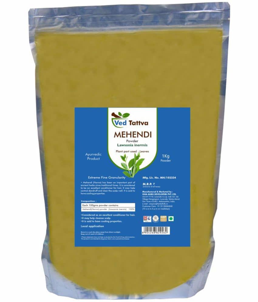 Ved Tattva Mehandi Powder 1 Kg Pack of 1