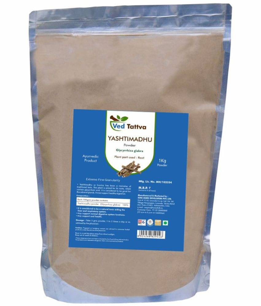 Ved Tattva Yashtimadhu Powder 1 Kg Pack of 1 Ved Tattva Yashtimadhu Powder 1 Kg Pack of 1