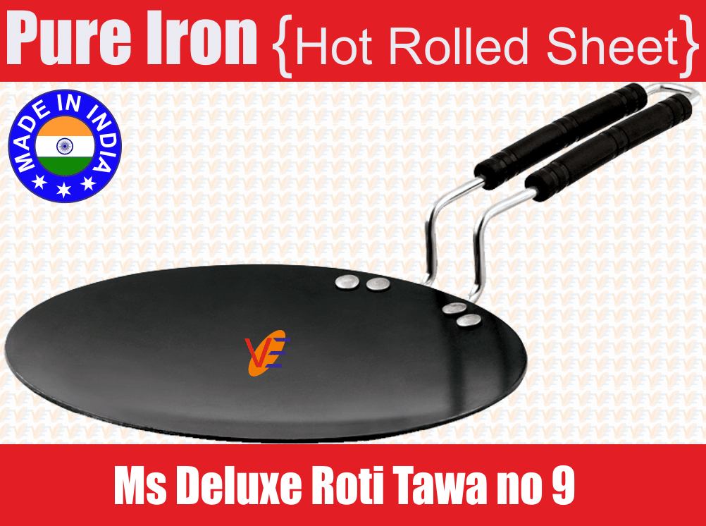     			Veer Deluxe no 9 - Iron Regular Tawa ( Pack of 1 )