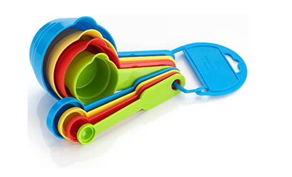     			Blooms Mall 8 pcs Measuring Cup and Spoon Set ( Multi Color )
