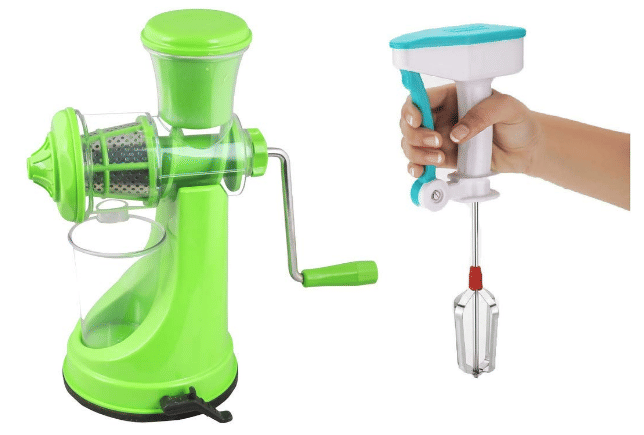     			Blooms Mall Combo Pack Hand Blender  + Manual Juicer with Steel Handle