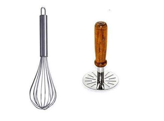     			Blooms Mall  Hand Blender , Steel Whisker and Mini Grater Steel