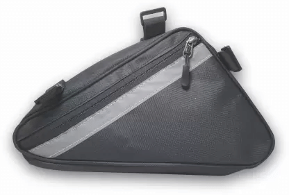     			Protos India.Net Cycle Bag Triangle Saddle Frame Strap-On Pouch for Cycling Bicycle Phone Holder ()