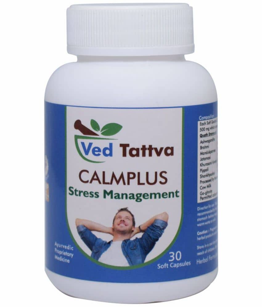 Ved Tattva Calm Plus Capsule 30 No.S Pack of 1