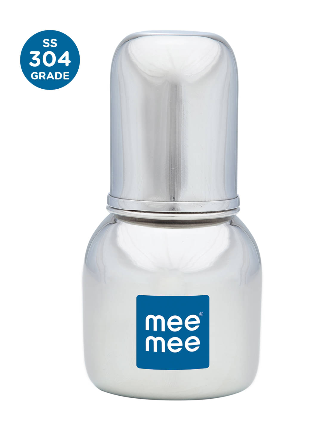     			Mee Mee Premium Steel Feeding Bottle (120 ml)