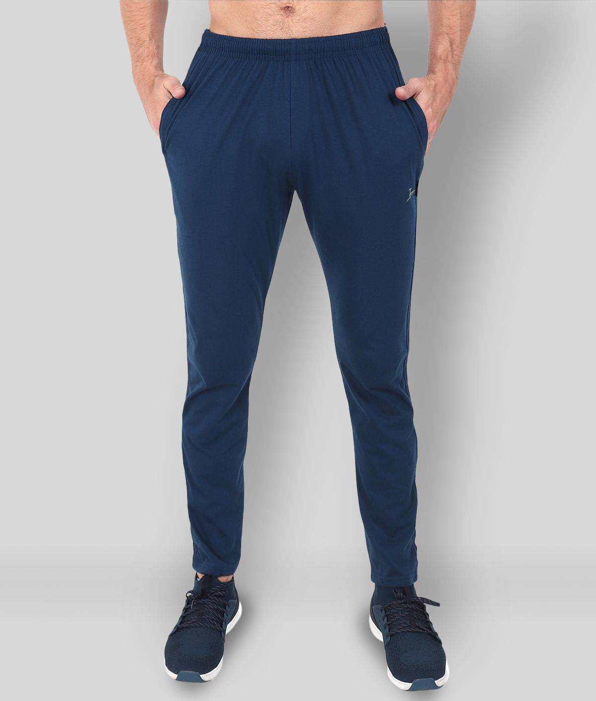     			Zeffit - Blue Cotton Blend Men's Trackpants ( Pack of 1 )