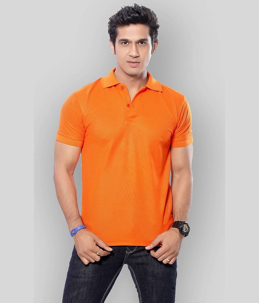 in365 Pack of 1 Cotton Blend Regular Fit Solid Half Sleeves Men's Polo T Shirt ( Turquoise )