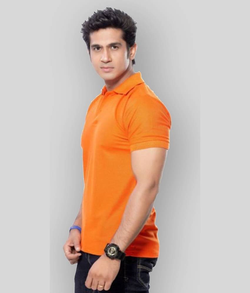 in365 Pack of 1 Cotton Blend Regular Fit Solid Half Sleeves Men's Polo T Shirt ( Turquoise )