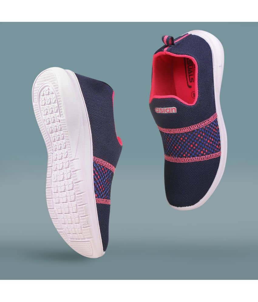 ASIAN Navy Blue Women's Slip On - Casual Shoes | Buy online on ZillyBuy