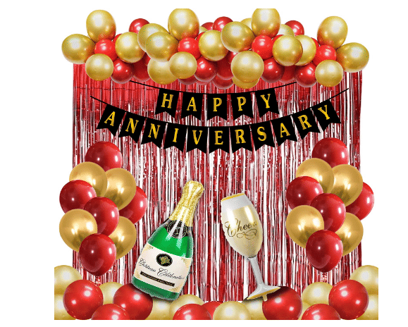 Blooms Mall 46Pcs COMPLETE SET FOR ANNIVERSARY DECORATION KIT Blooms Mall 46Pcs COMPLETE SET FOR ANNIVERSARY DECORATION KIT