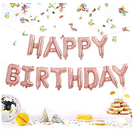 Blooms Mall Fabulous Happy Birthday Letter Foil Balloons (Rose Gold) Blooms Mall Fabulous Happy Birthday Letter Foil Balloons (Rose Gold)