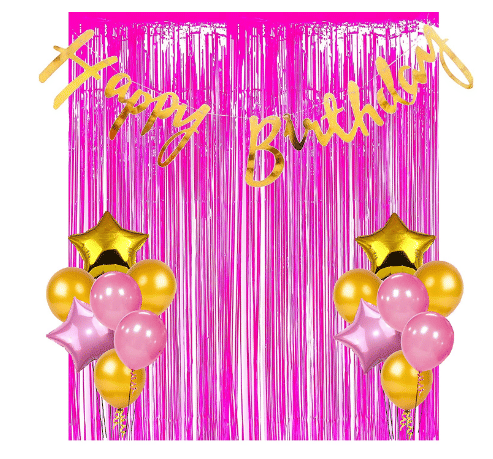     			Blooms Mall Happy Birthday Latex Party Balloons combo