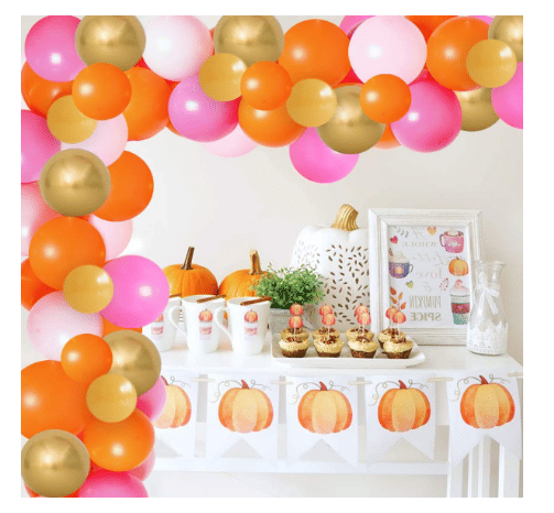     			Blooms Mall Orange,Golden And Pink Balloons Combo Of 102 Pcs