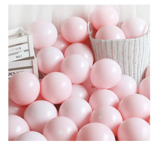     			Blooms Mall Pastel Pink    Balloons Latex Party Balloons (Pack Of 50pc)