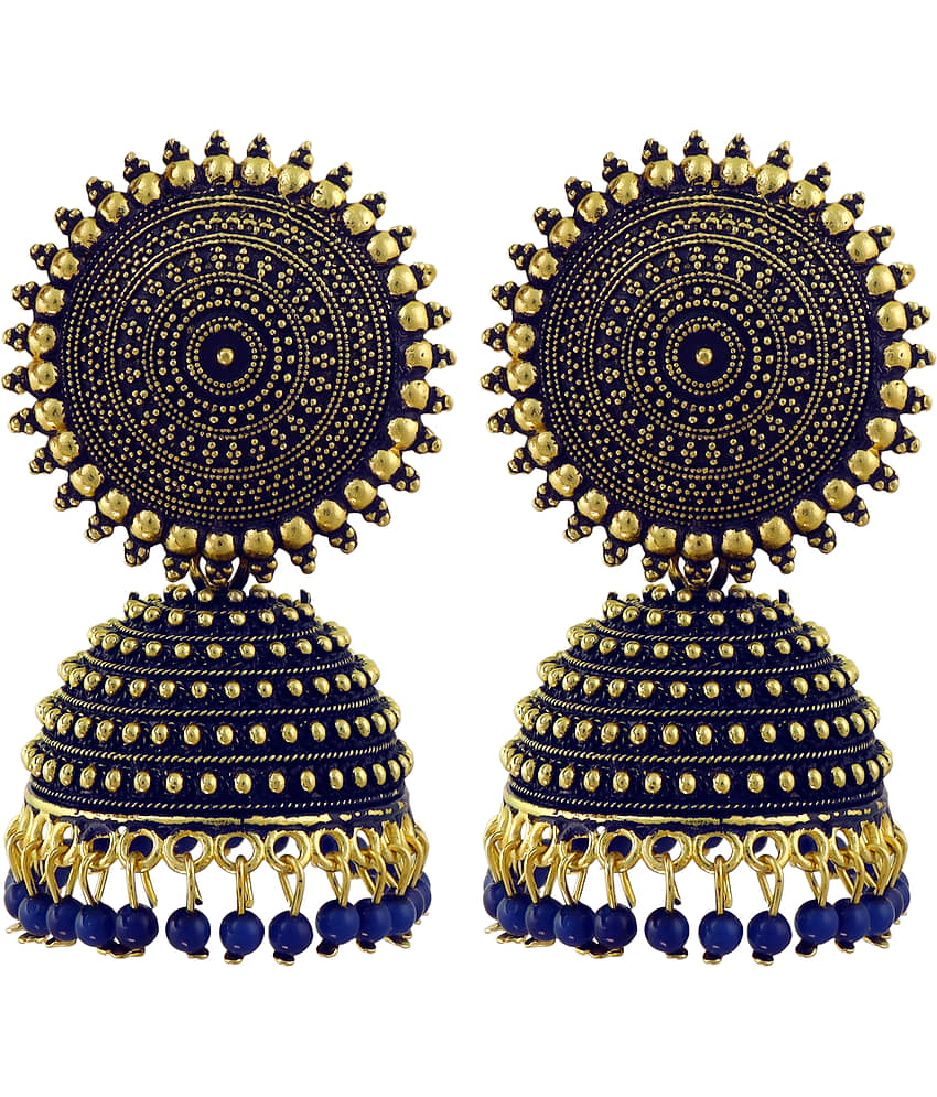 FASHION FRILL - Blue Drop ( Pack of 1 ) - Earrings | Buy online on ZillyBuy