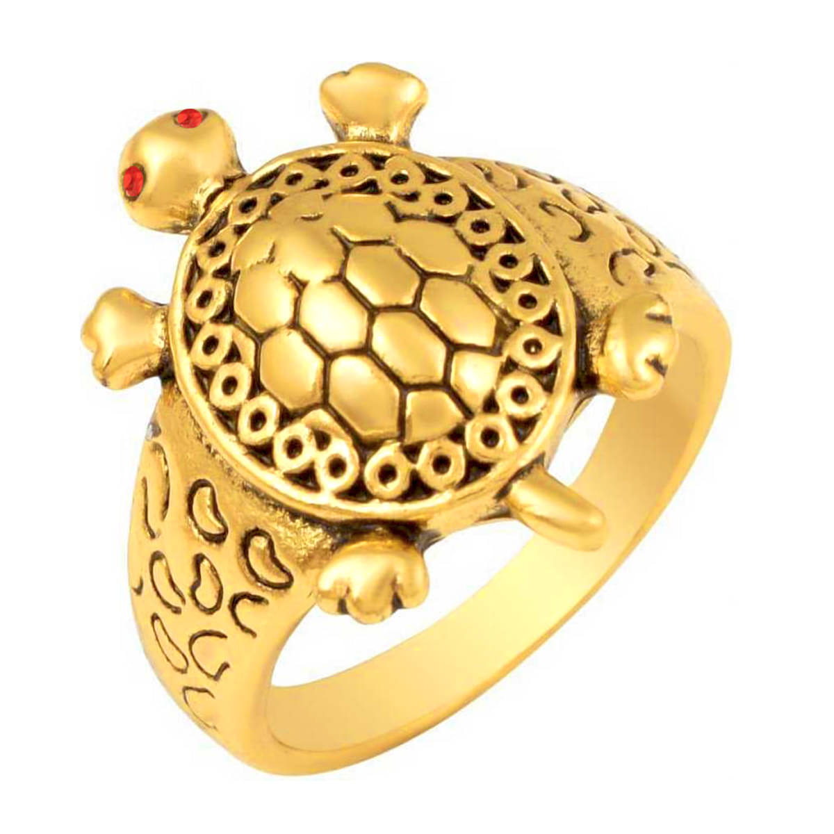     			FASHION FRILL - Gold Rings ( Pack of 1 )