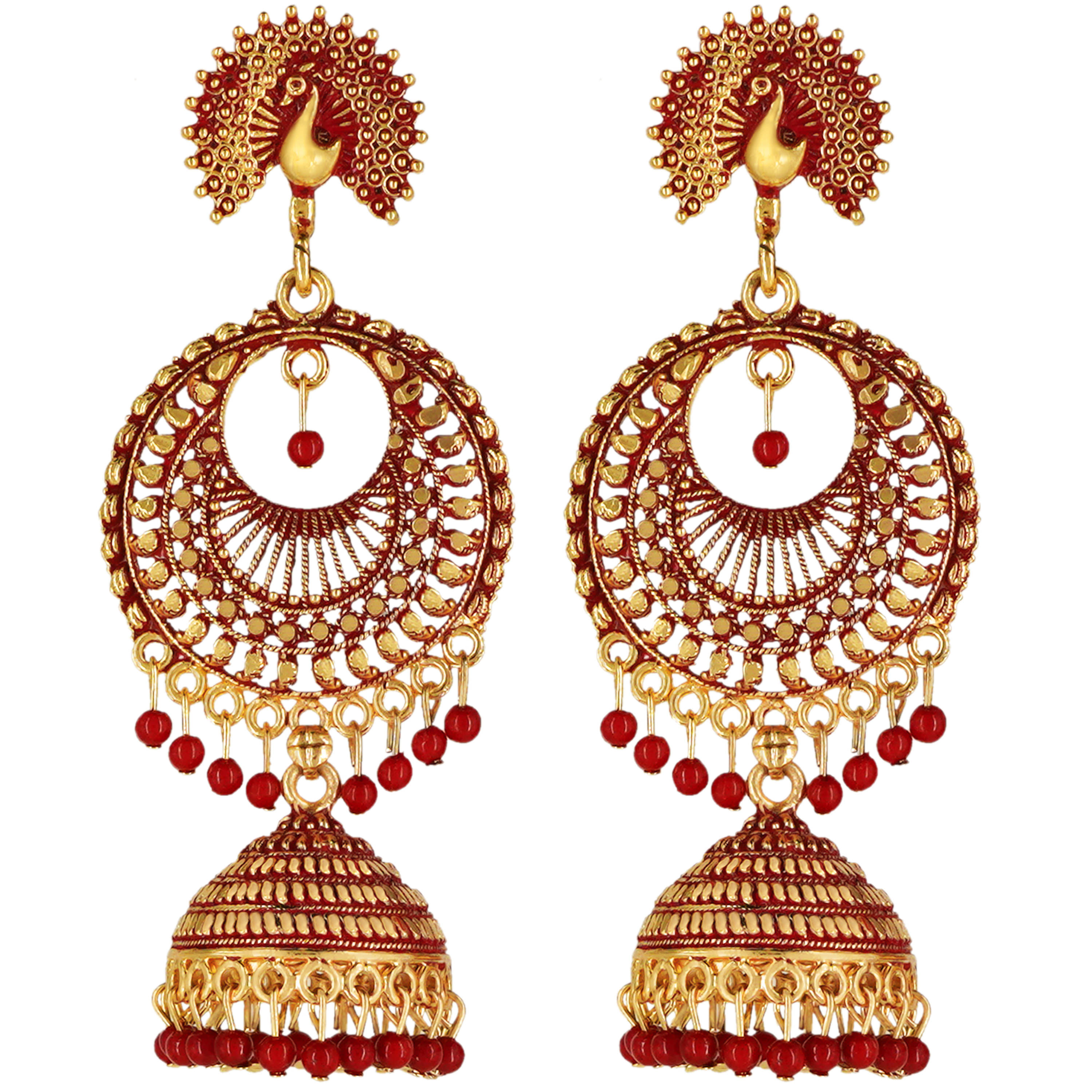     			FASHION FRILL - Red Drop ( Pack of 1 )
