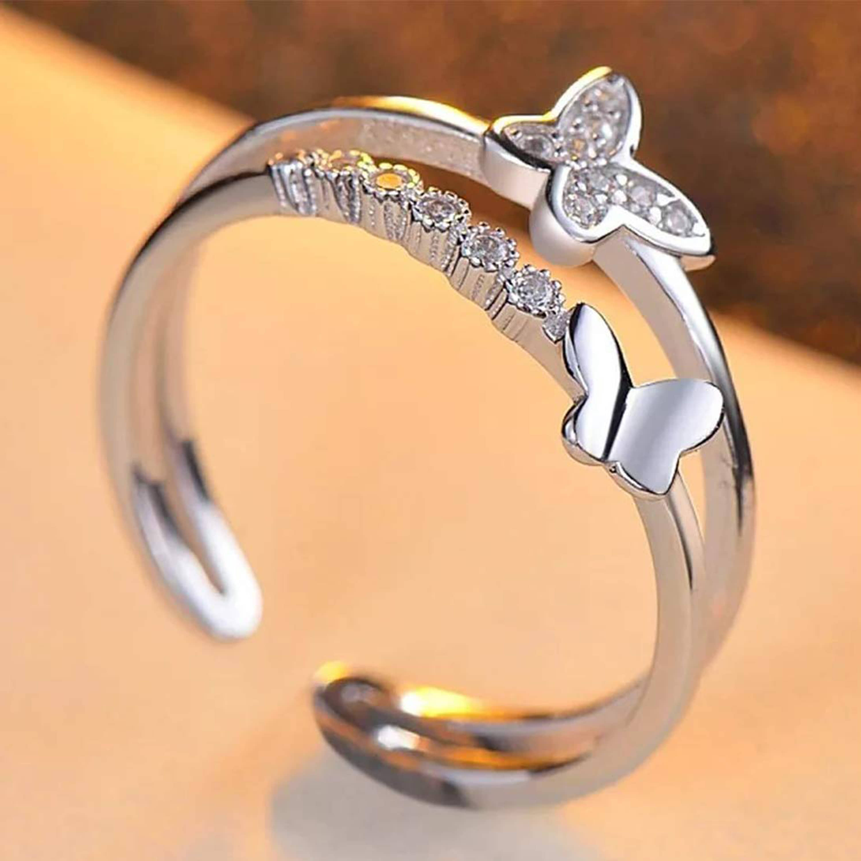 FASHION FRILL - Silver Rings ( Pack of 1 )