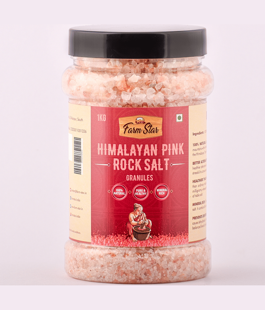 Farm Star Himalayan Pink Salt 1000 gm