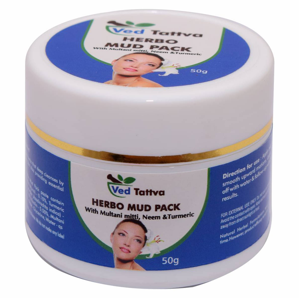Ved Tattva Herbo Mud Pack Paste 50 Gm Pack of 1 Ved Tattva Herbo Mud Pack Paste 50 Gm Pack of 1