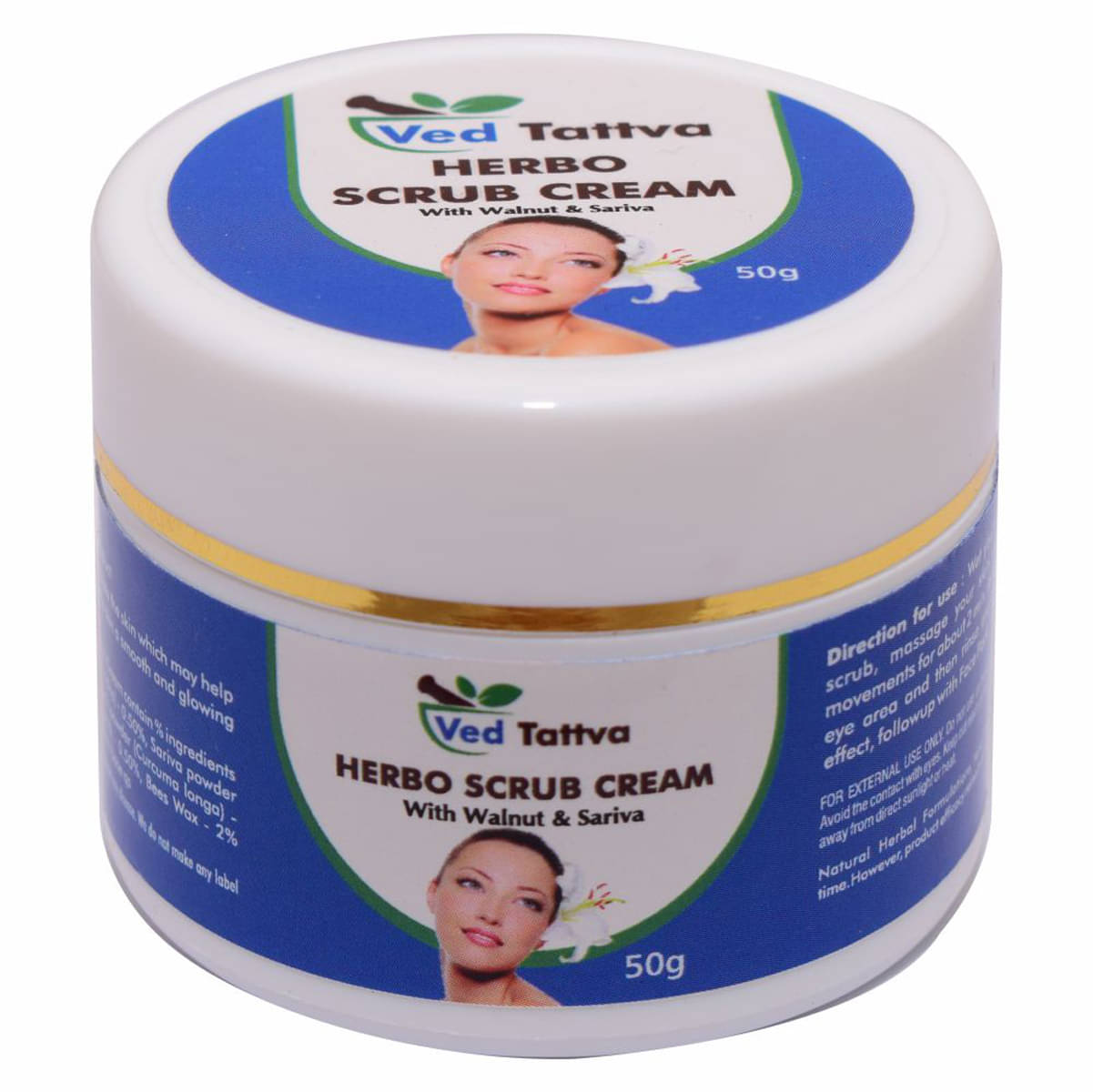     			Ved Tattva Herbo Scrub Cream Paste 50 Gm Pack of 1