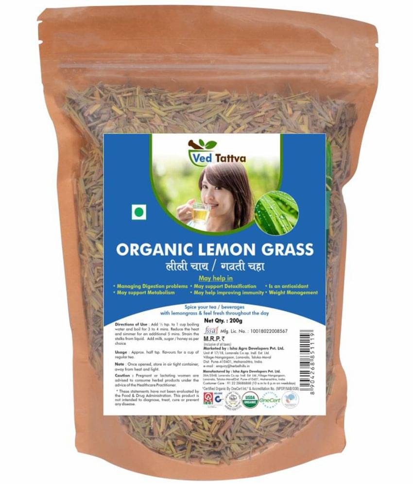     			Ved Tattva Lemongrass Raw Herbs 200 Gm Pack of 1
