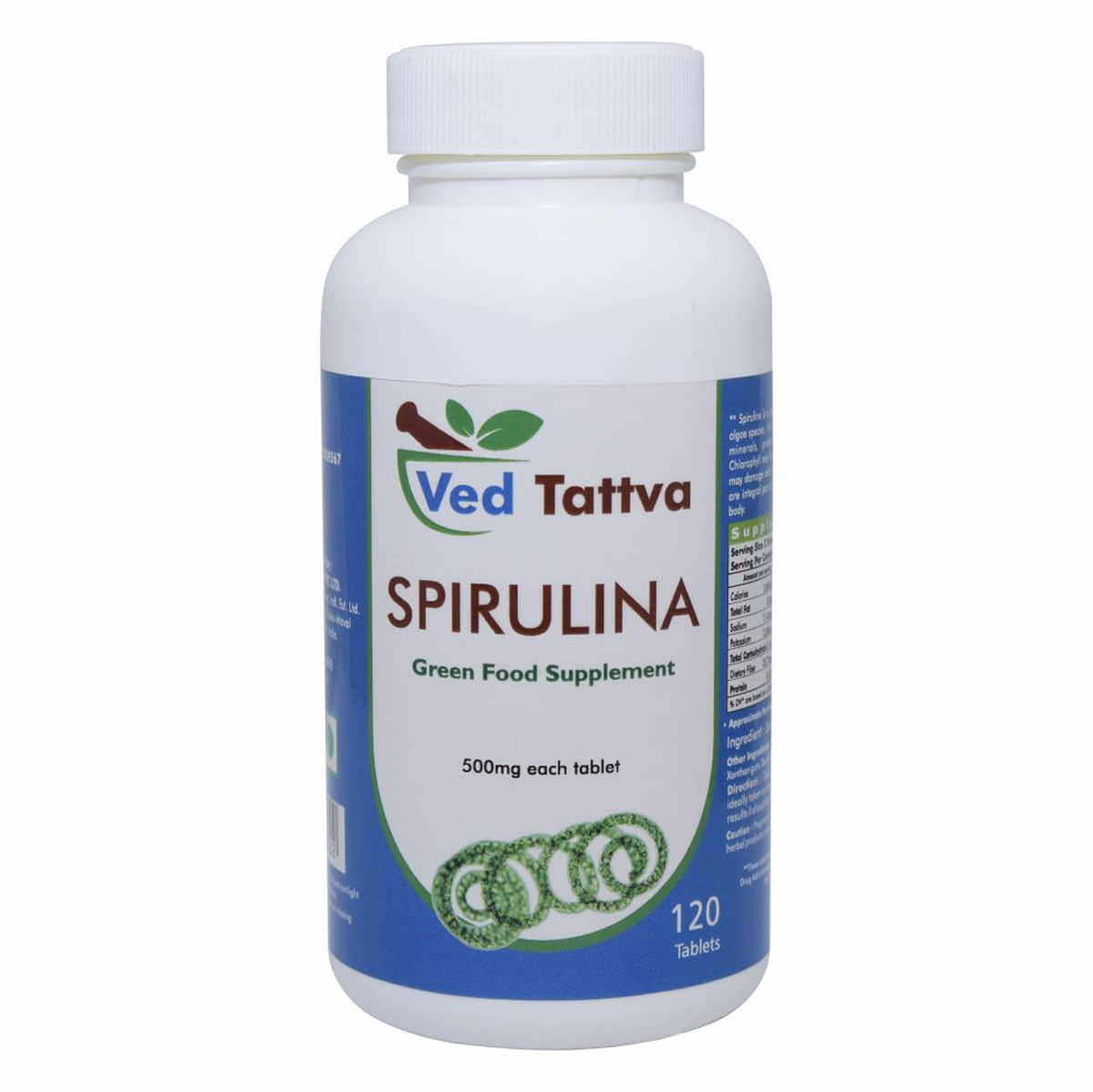 Ved Tattva Spirulina Tablet 120 No.S Pack of 1