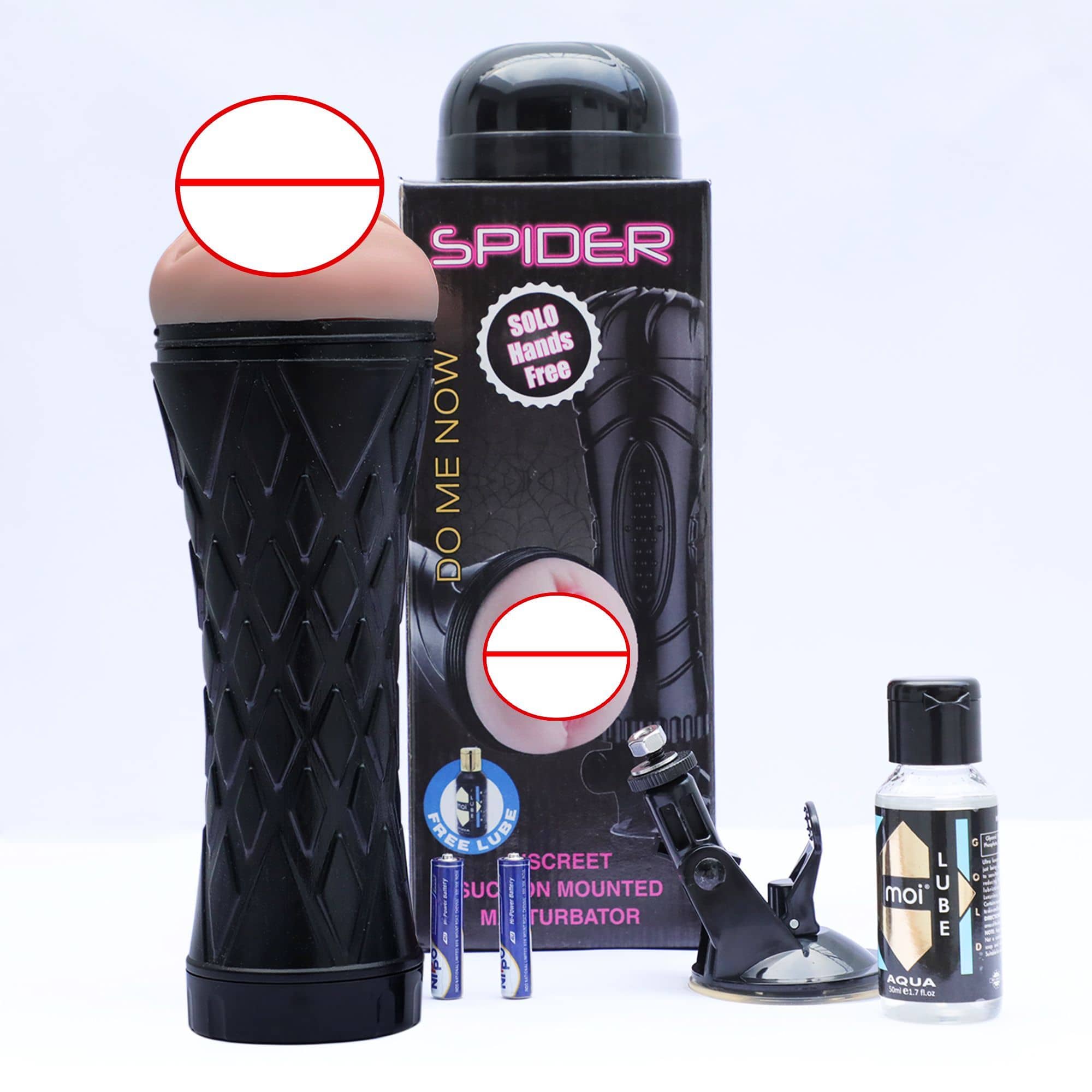 Delux Spider Male Masturbator Vagina - Shower Masturbator FREE LUBE