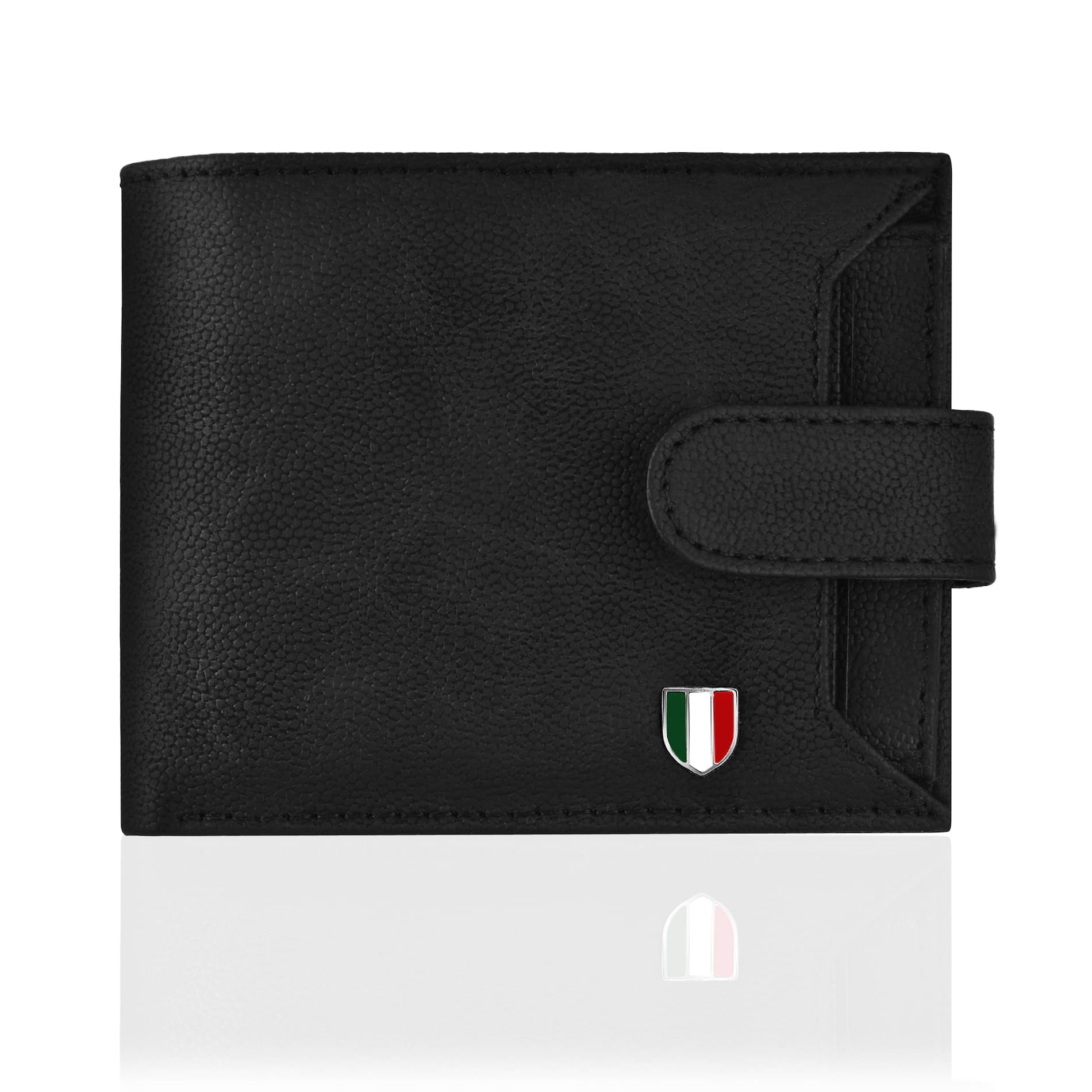     			GIOVANNY - Faux Leather Black Men's Regular Wallet ( Pack of 1 )