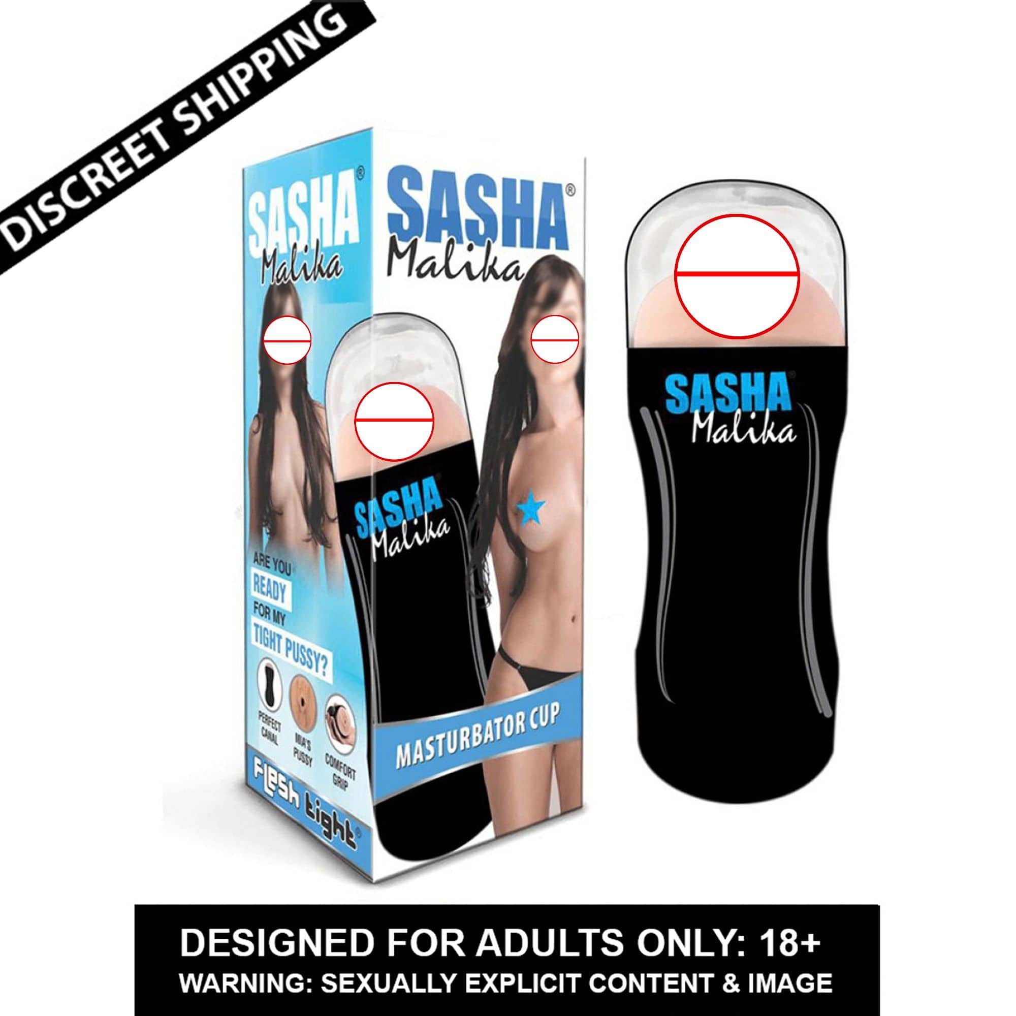KAMAHOUSE SASHA  MALE POCKET PUSSY MASTURBATOR CUP WITH FREE LUBE-U.S.A