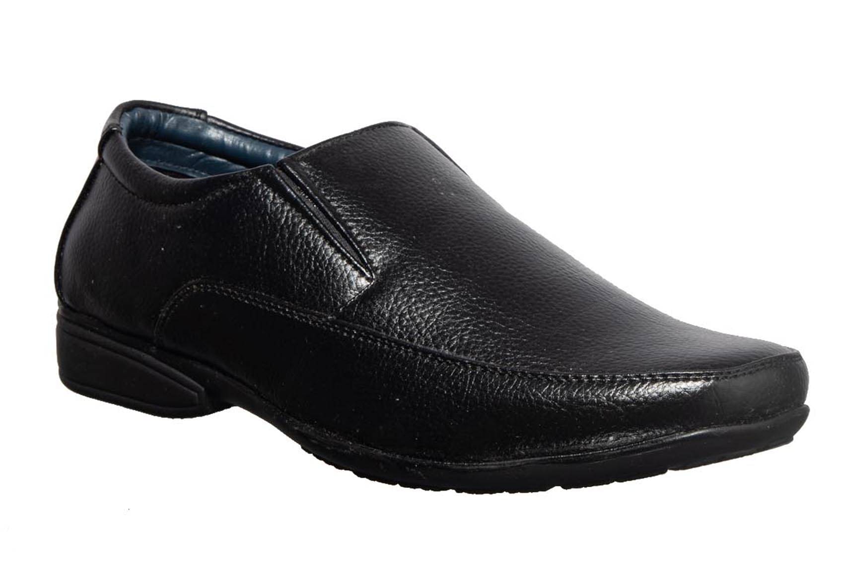     			KHADIM - Black Men's Slip On Formal Shoes