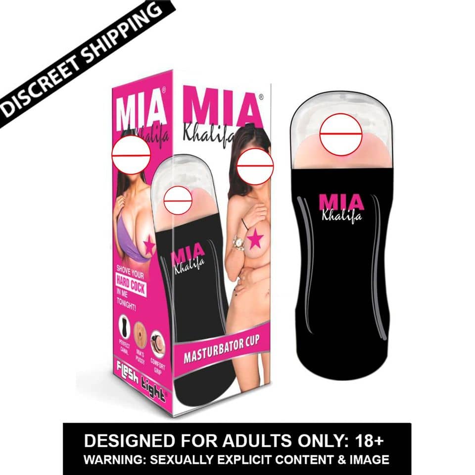 SEX TANTRA - MIA KHALIFA MALE MASTURBATOR Masturbator WITH FREE LUBE