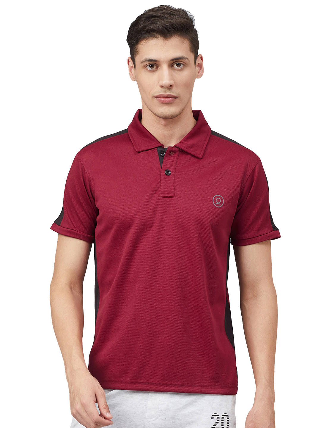     			Chkokko - Polyester Regular Fit Maroon Men's Sports Polo T-Shirt ( Pack of 1 )