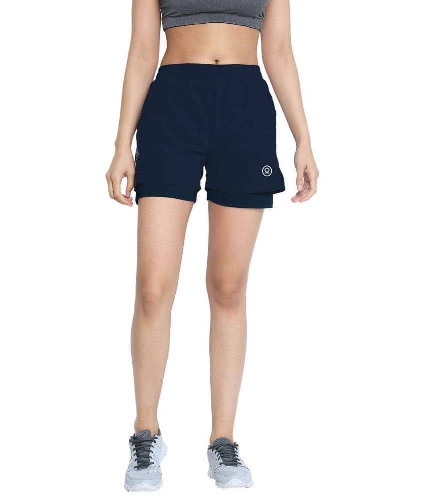     			Chkokko Polyester Skorts - Navy Single