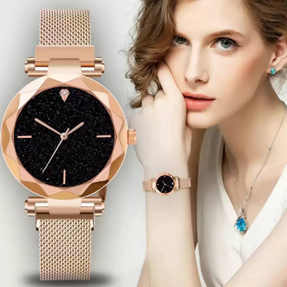 DECLASSE - Rose Gold Metal Analog Womens Watch