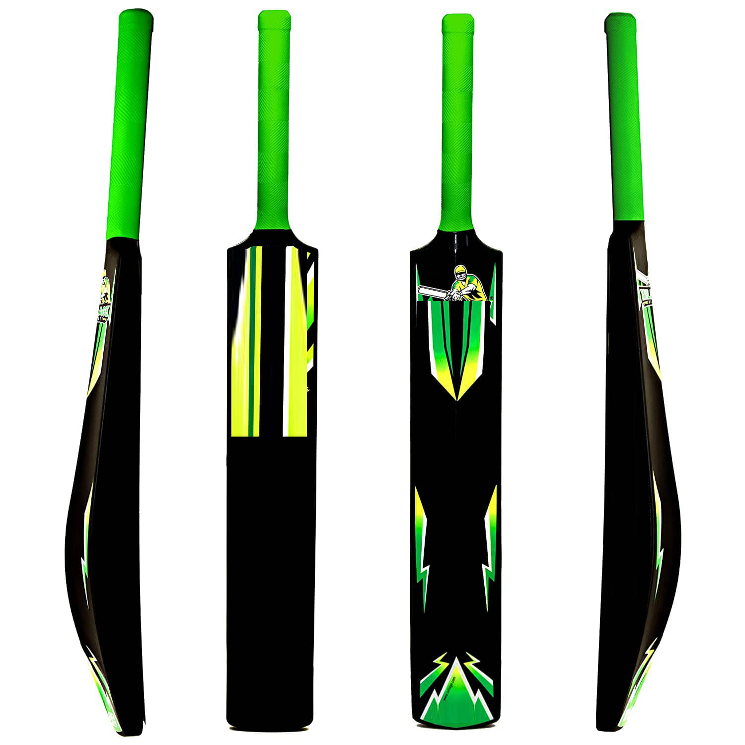 EmmEmm Premium Full Size Heavy Black Plastic Cricket Bat for Tennis Ball Play (Size: 8) EmmEmm Premium Full Size Heavy Black Plastic Cricket Bat for Tennis Ball Play (Size: 8)
