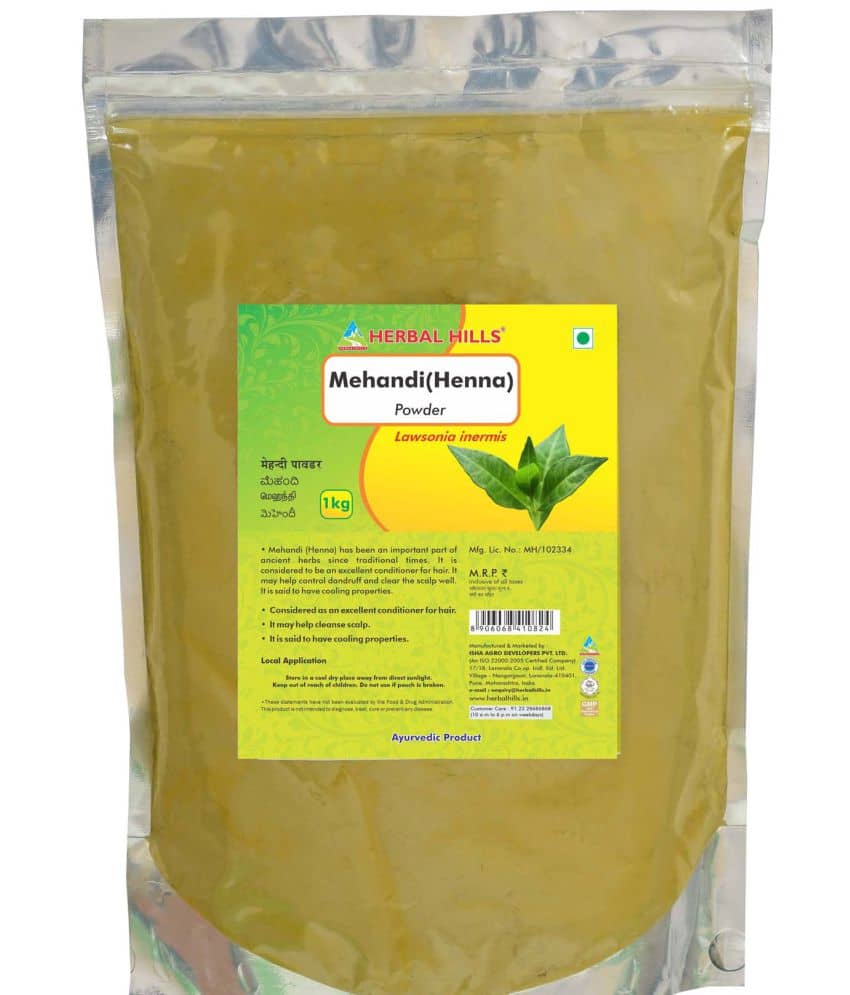 Herbal Hills Mehandi Powder 1 Kg Pack of 1